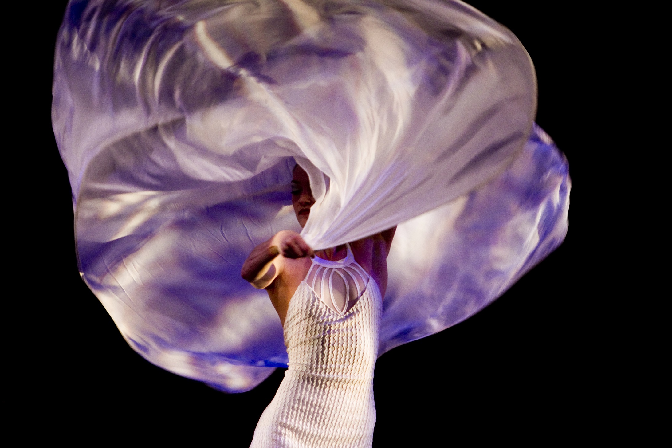 MOMIX Dancer with flags
