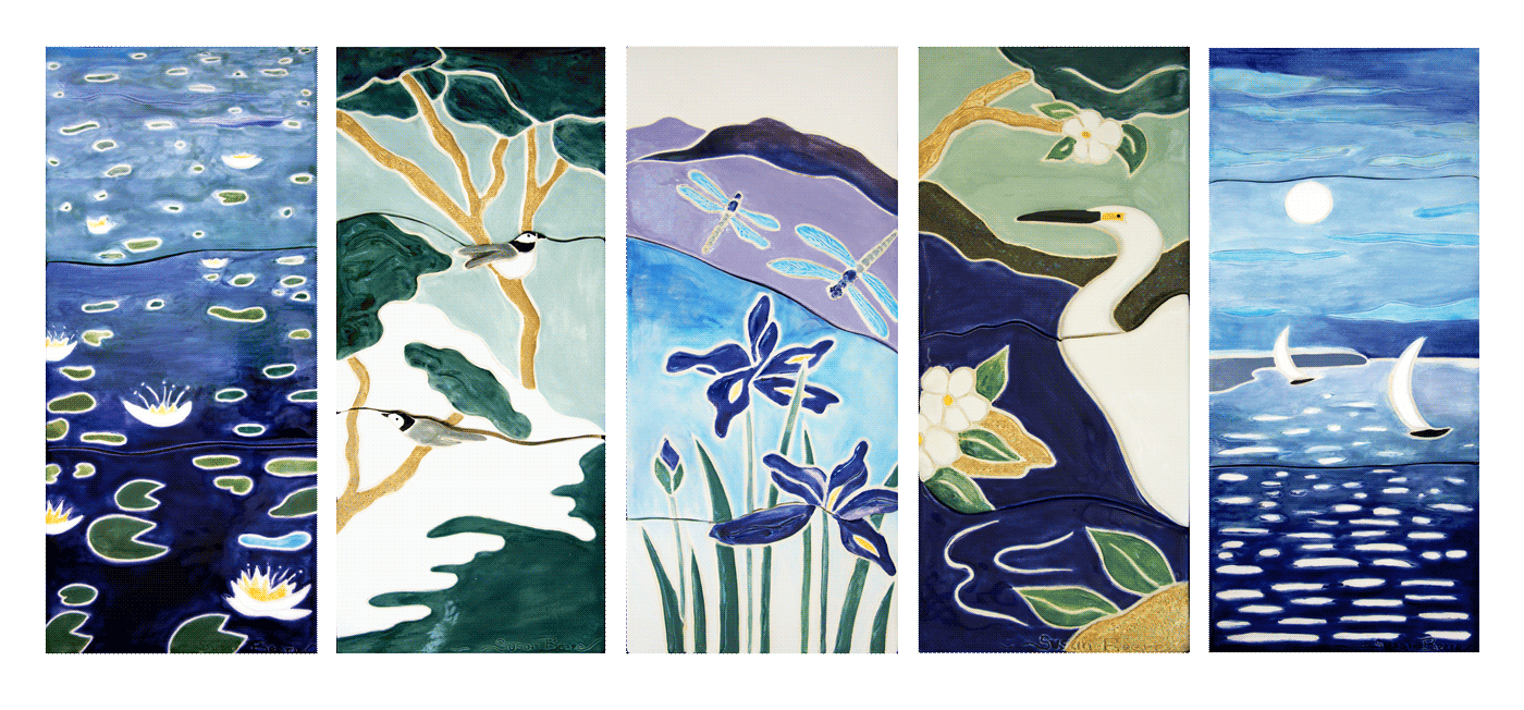 Ceramic murals