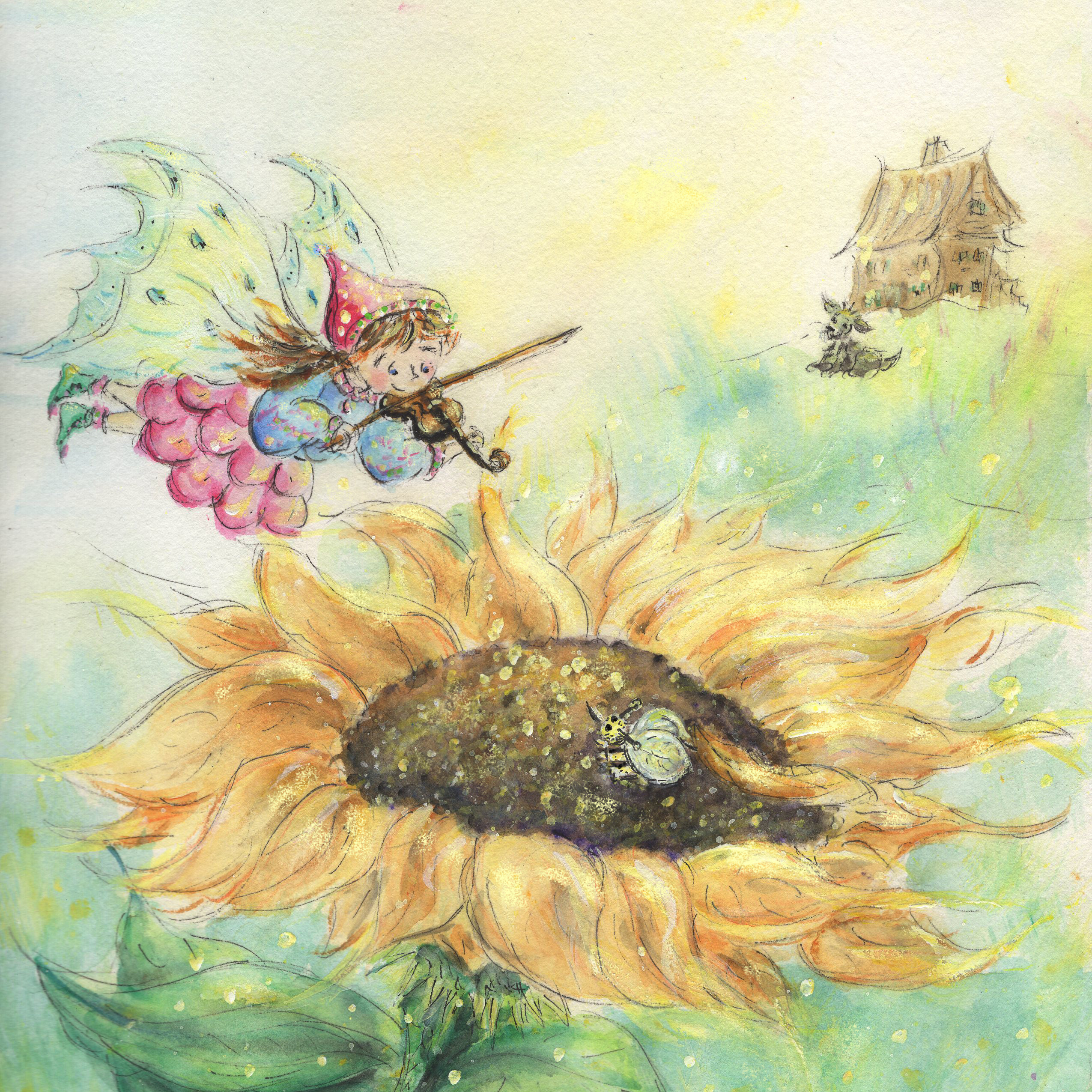 The Fiddle Fairy and the Sunflower
