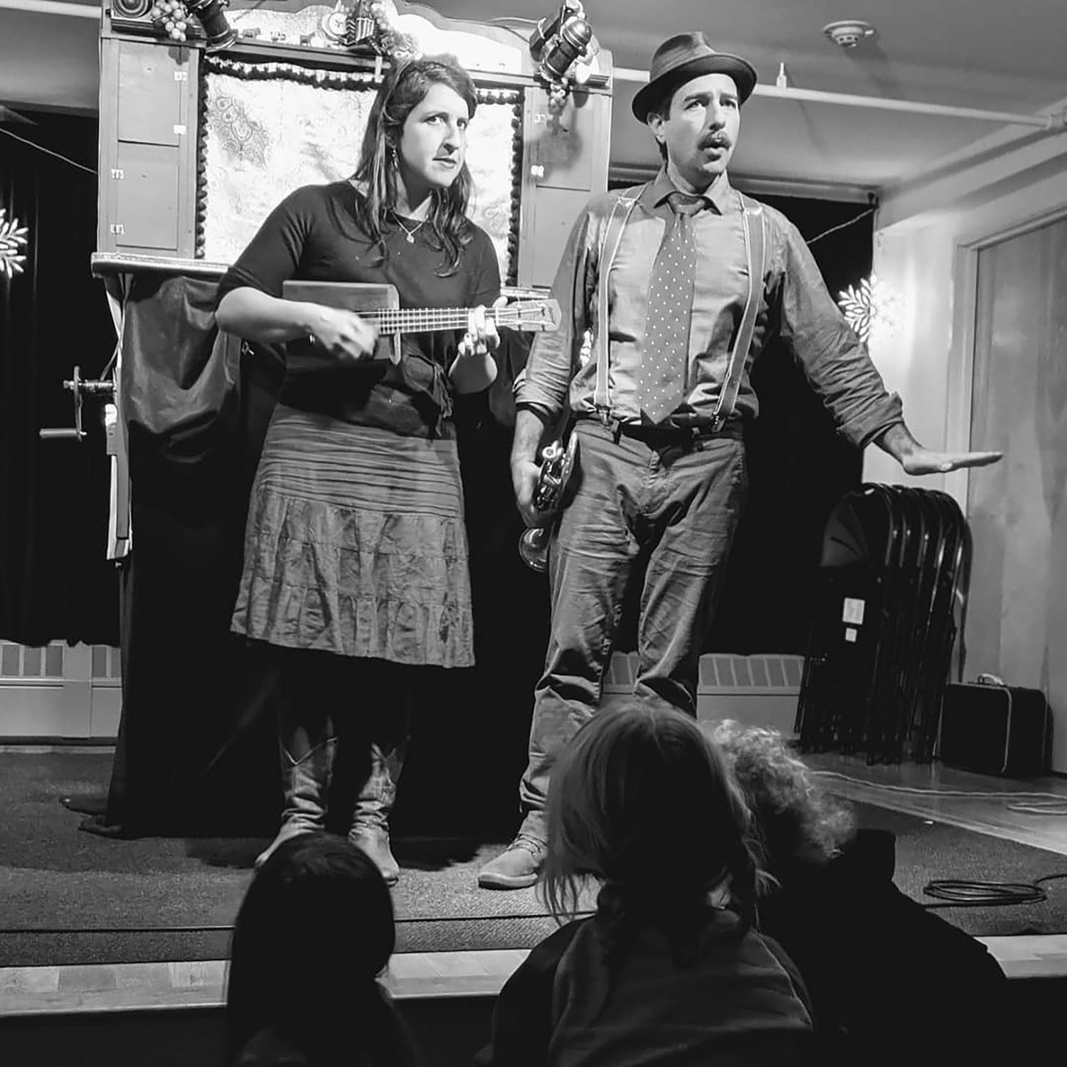 Modern Times Theater performing an original novelty song
