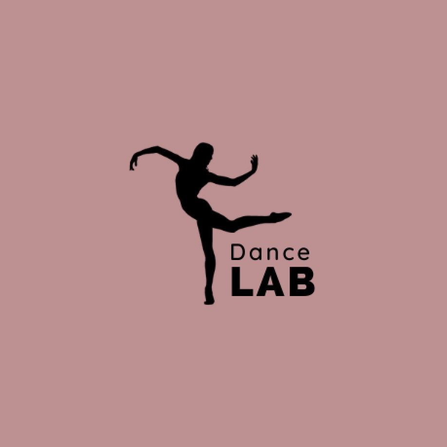 Logo: silhouette of dancer with arms and one leg extended, next to text reading "Dance LAB"