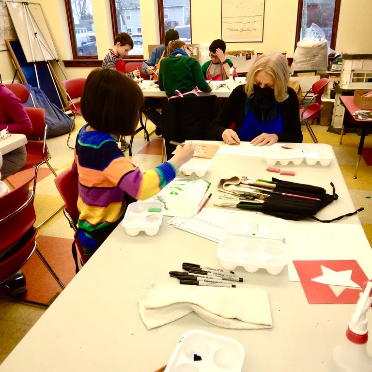 Participants Painting