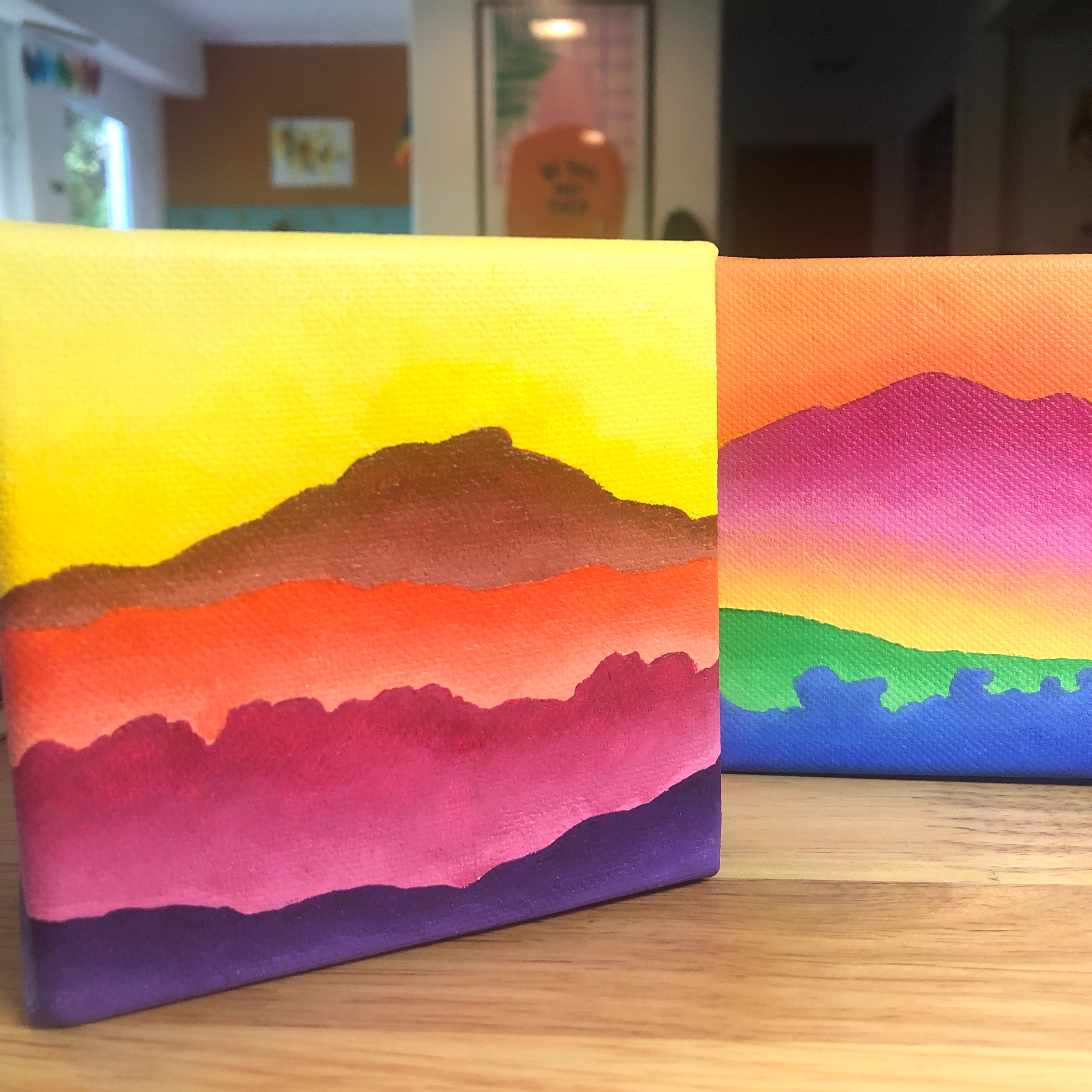 Tiny Colorful Paintings