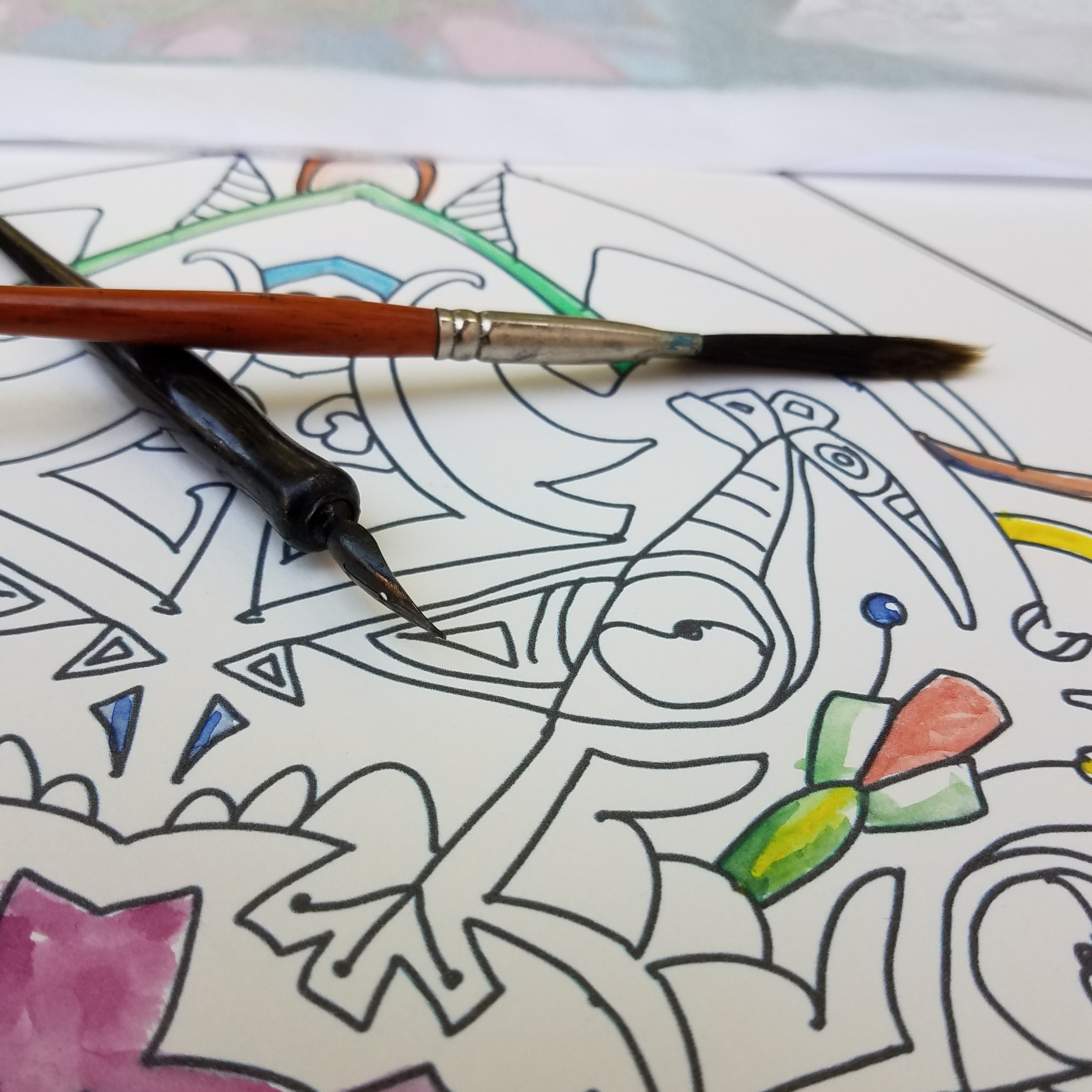 art process fo publication