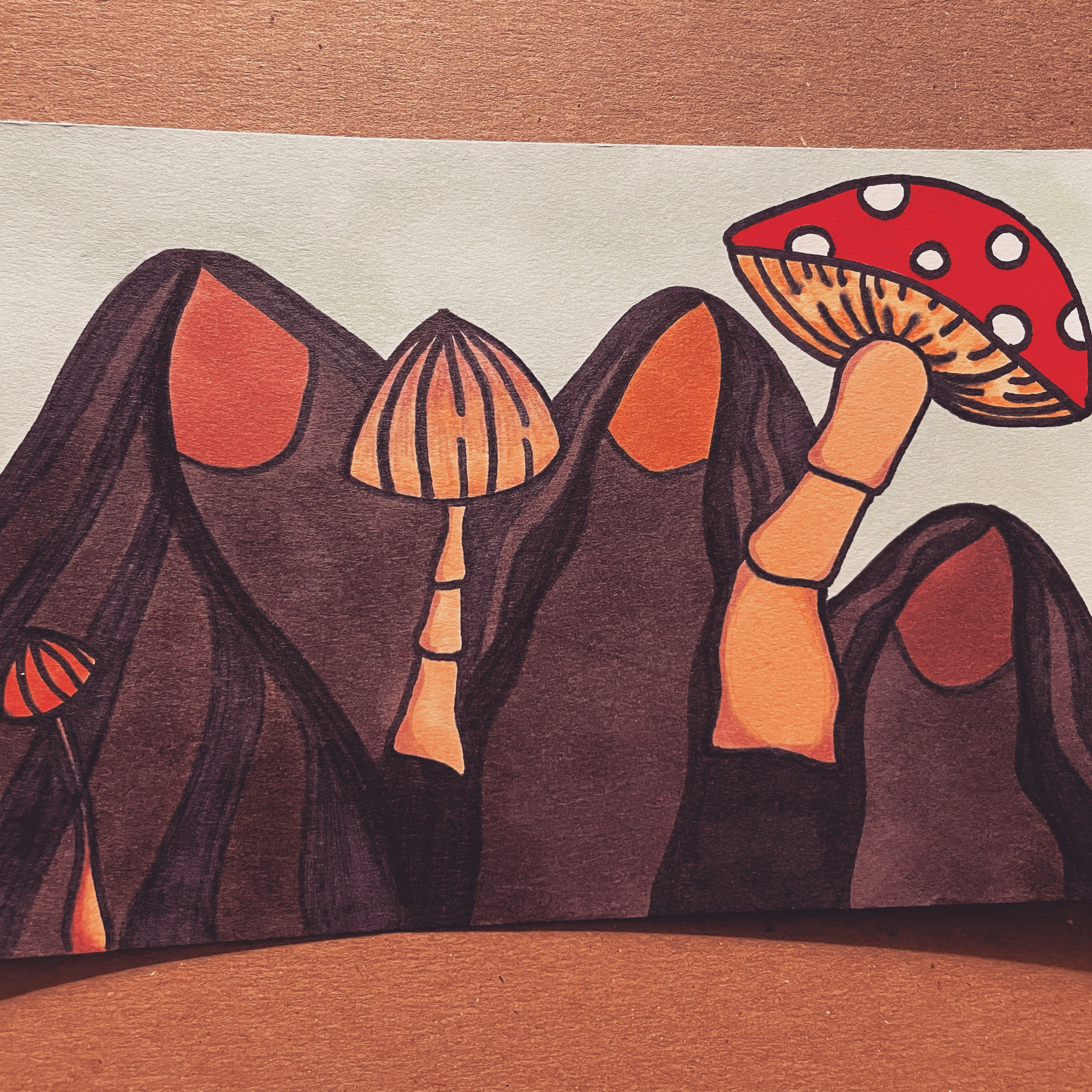 Pukwudgies among the mushrooms