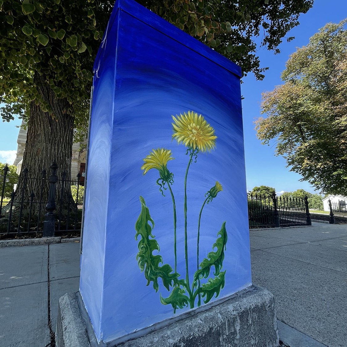 dandelion painting