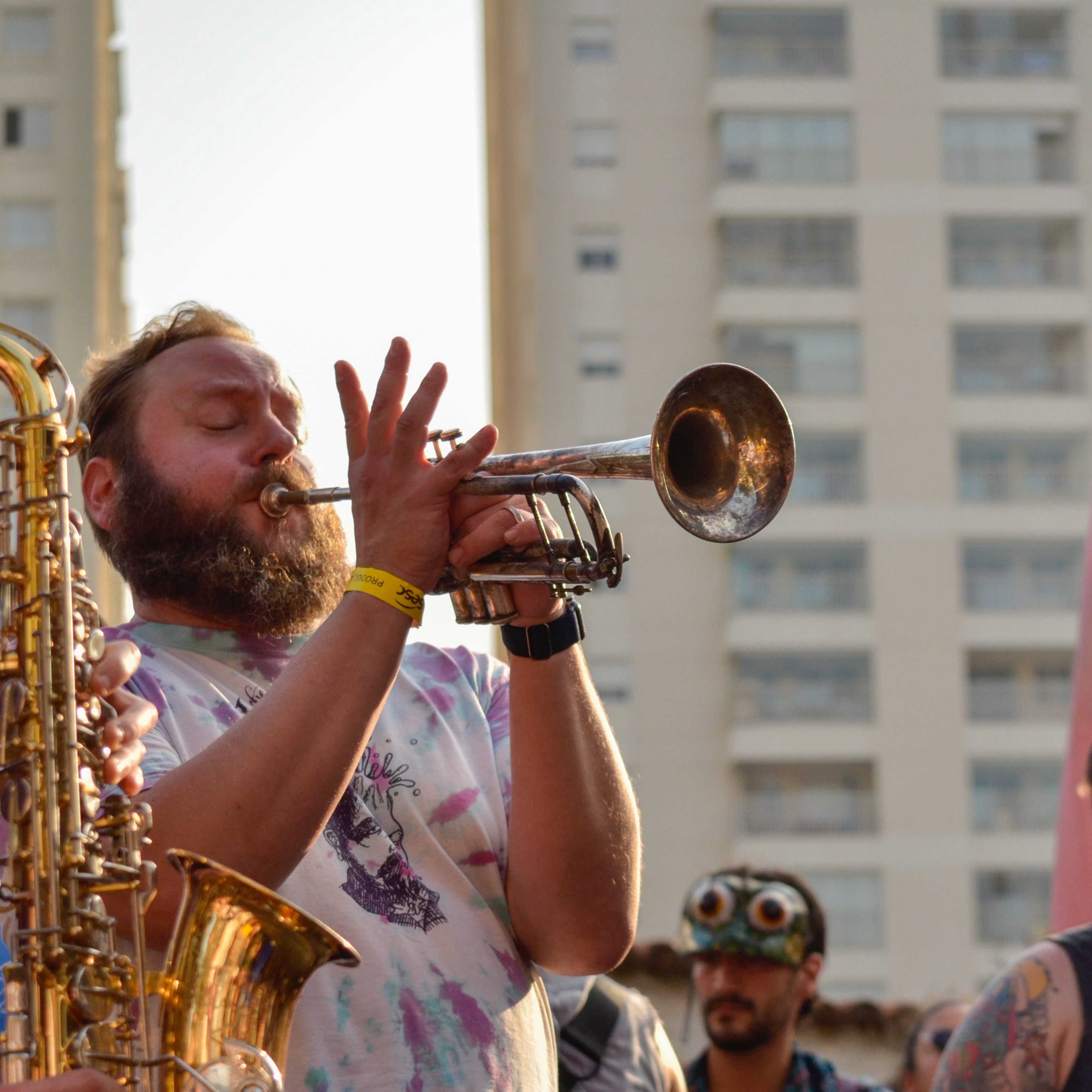 trumpet player