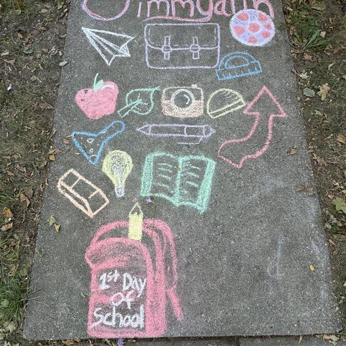 My Niece's First Day of Kindergarden