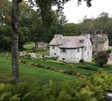Photo of white stone building
