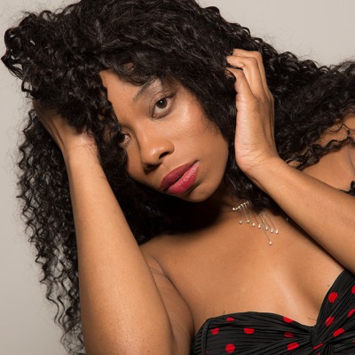 Glamour headshot in the studio