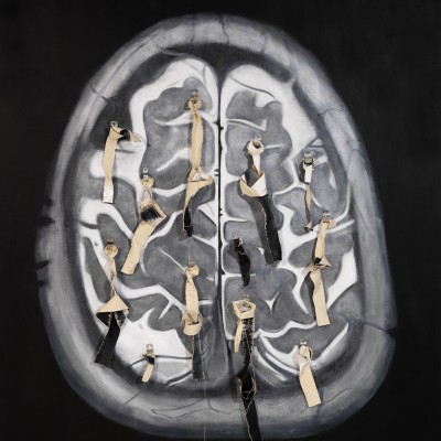 AXIAL T2 (24 of 27), Acrylic and mixed media on canvas, 72”x60”, 2022-23