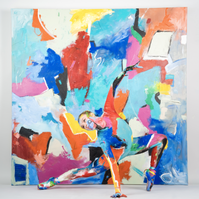 Alive- collaborative work with fine-art painter Lisa Temple. 