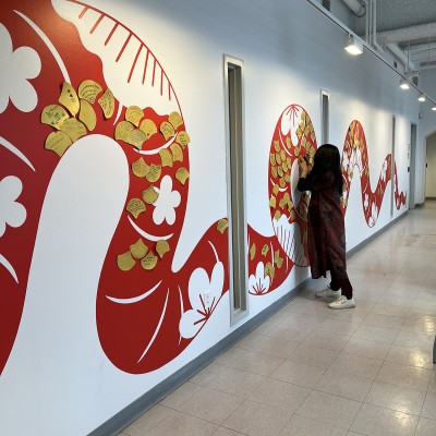 Interactive mural as part of 