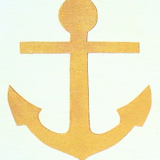 Golden Anchor Art