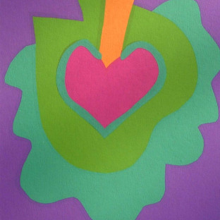 Joyful colorful art