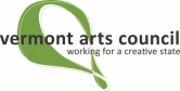 Vermont Arts Council Logo with Tag "Working for a Creative State"